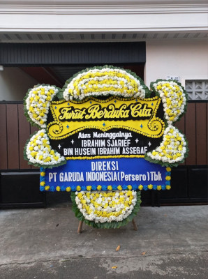 Papan Bunga Duka di Loji